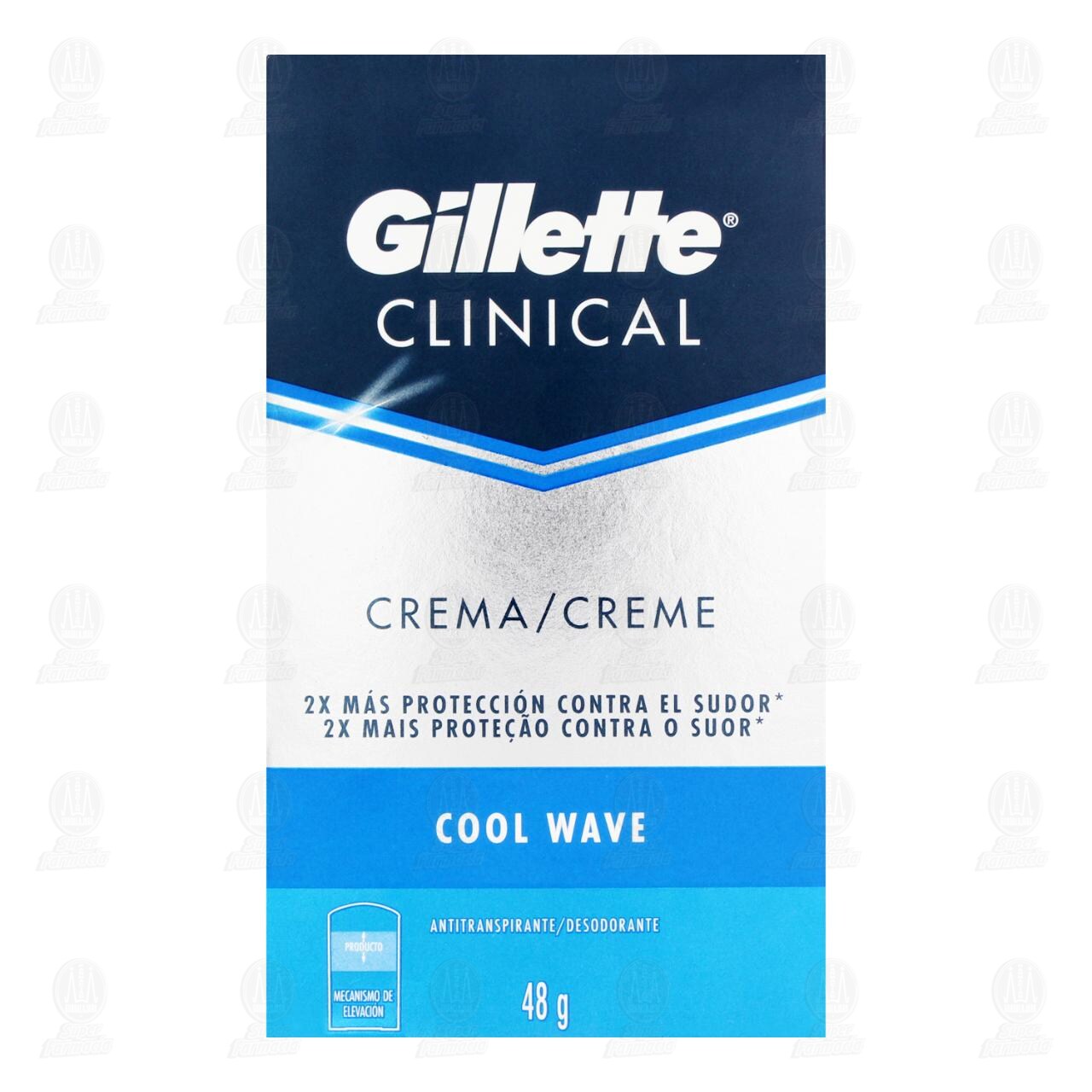 Antitranspirante Gillette Clinical Cool Wave en Crema, 48 gr. image number 1