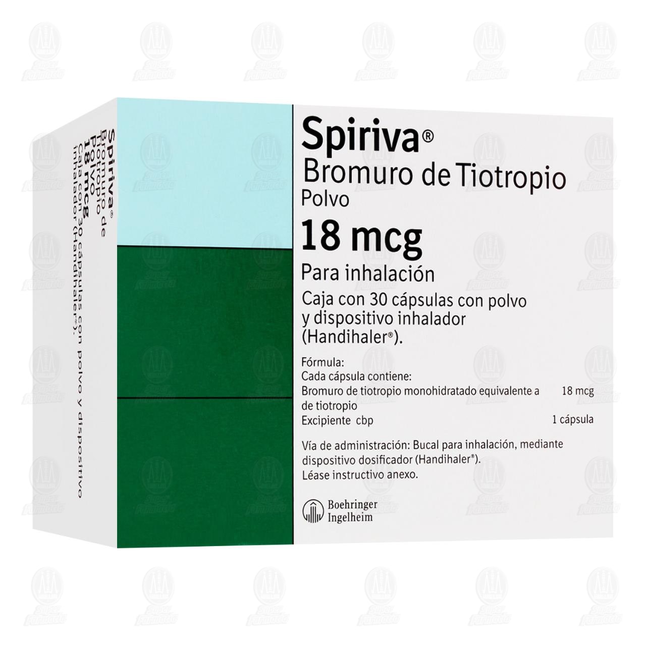 Imagen para Spiriva 18 mcg Polvo, 30 Cápsulas para inhalación.