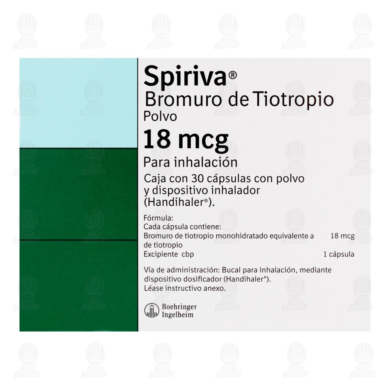 Spiriva 18 mcg, 30 C&aacute;psulas Dispositivo Dosificador. image number 1