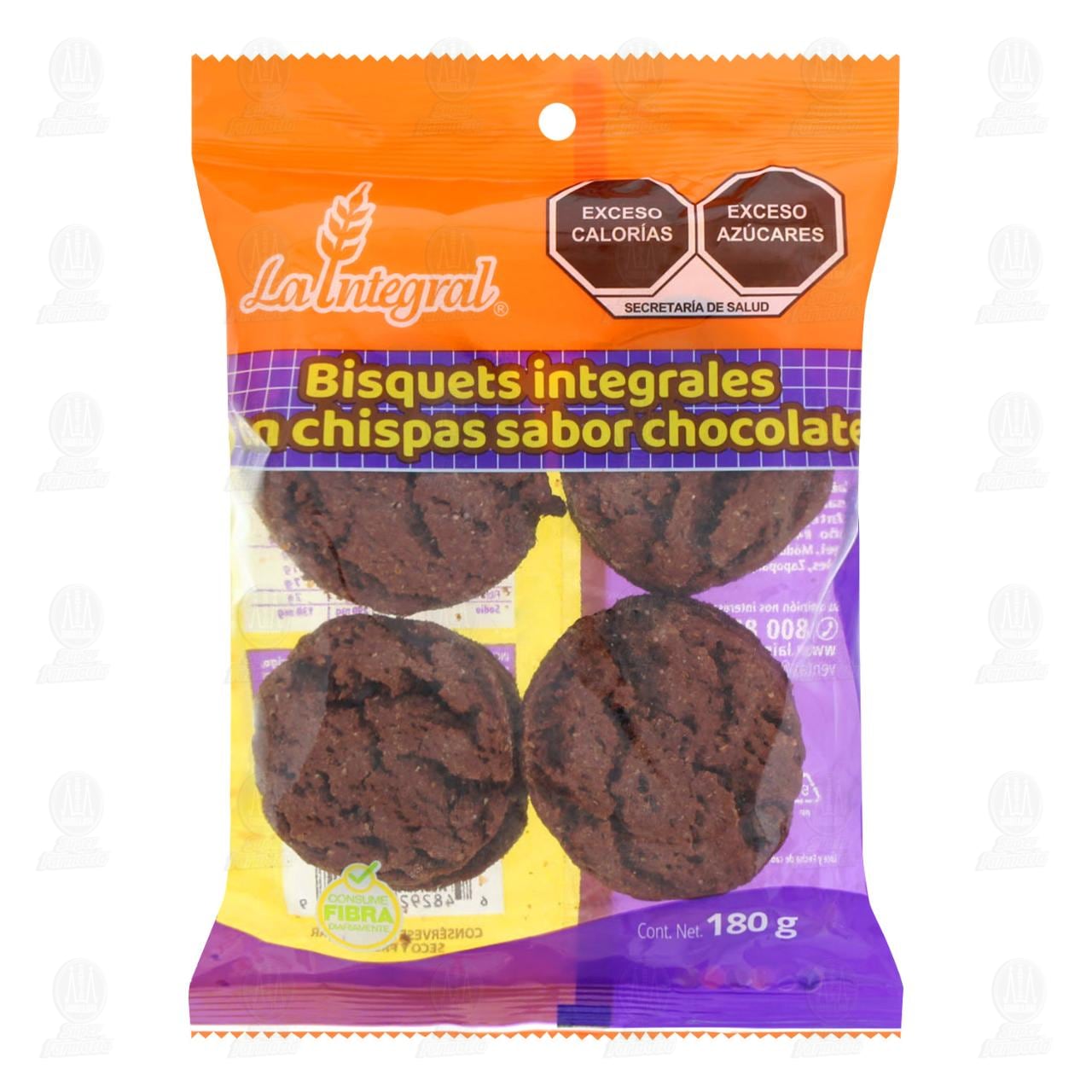 Imagen para Bisquets La Integral Sabor Chocolate, 180 gr.
