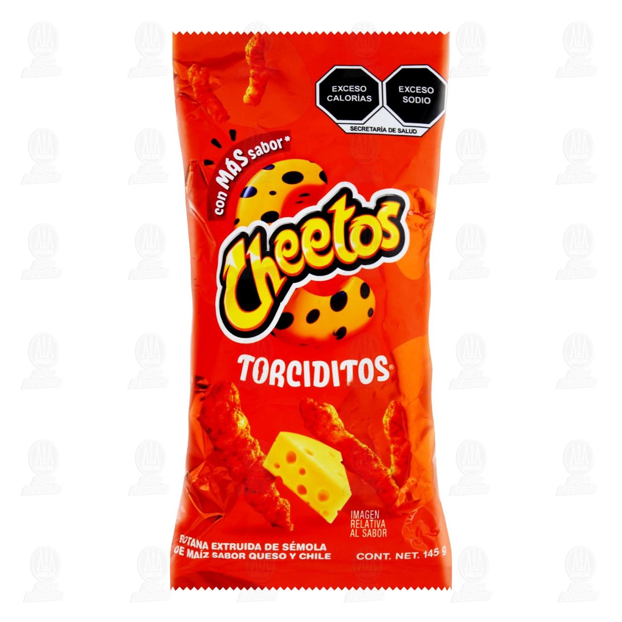 Botana Cheetos Torciditos Sabor Queso y Chile, 145 g. image number 0