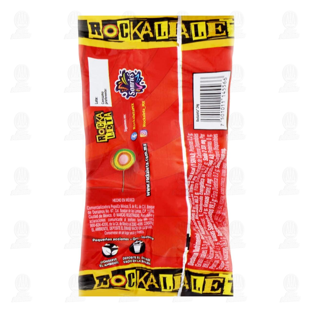 Paleta Enchilada Rockaleta, 24 gr. image number 1
