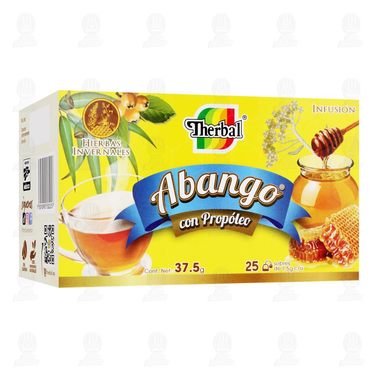 Hierbas Therbal para Infusi&oacute;n Abango con Prop&oacute;leo, 37.5 gr.