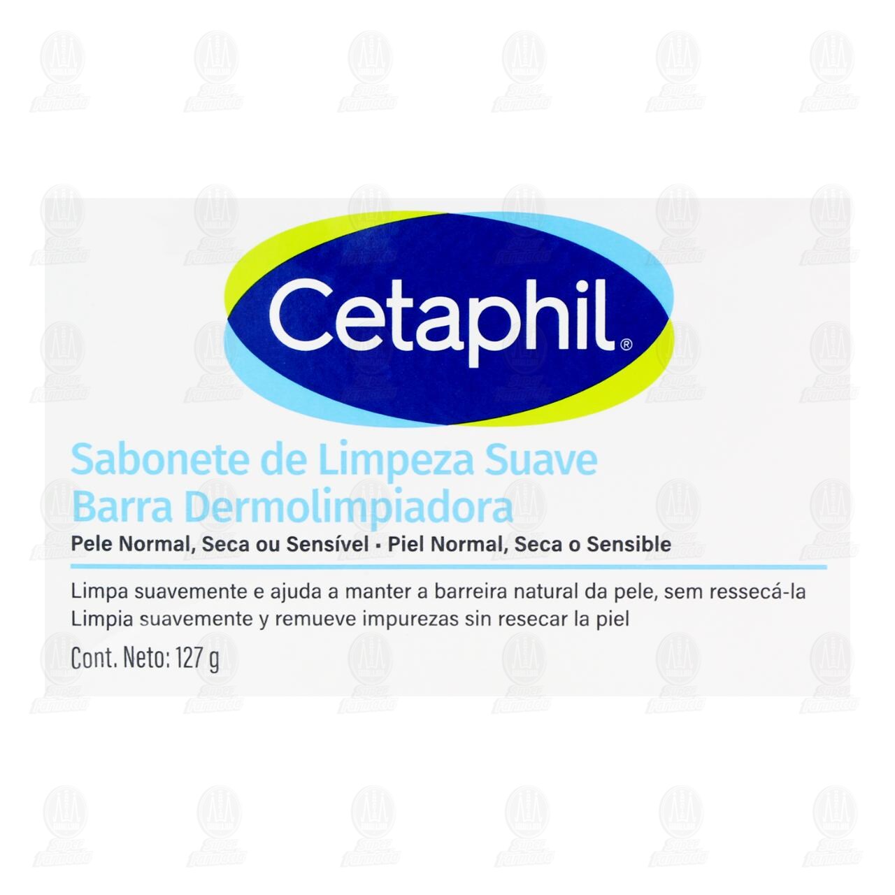 Cetaphil Barra Dermolimpiadora de Limpieza Suave, 127 gr. image number 1