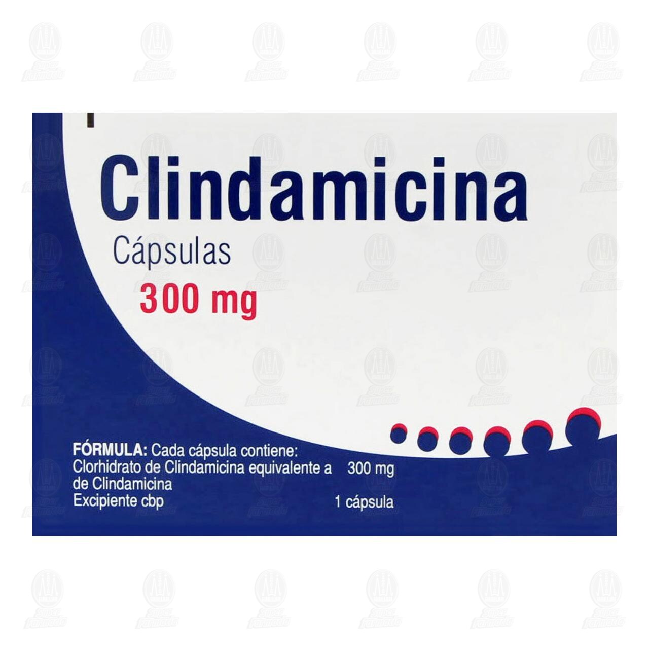 Clindamicina 300 mg, 16 C&aacute;psulas Pharmalife. image number 2