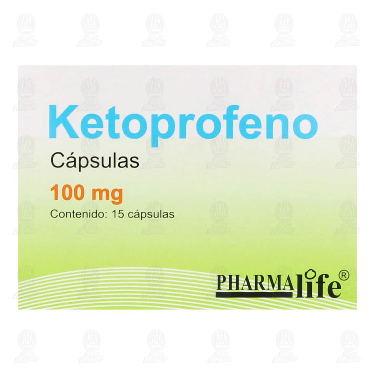 Ketoprofeno 100 mg, 15 C&aacute;psulas Pharmalife. image number 1