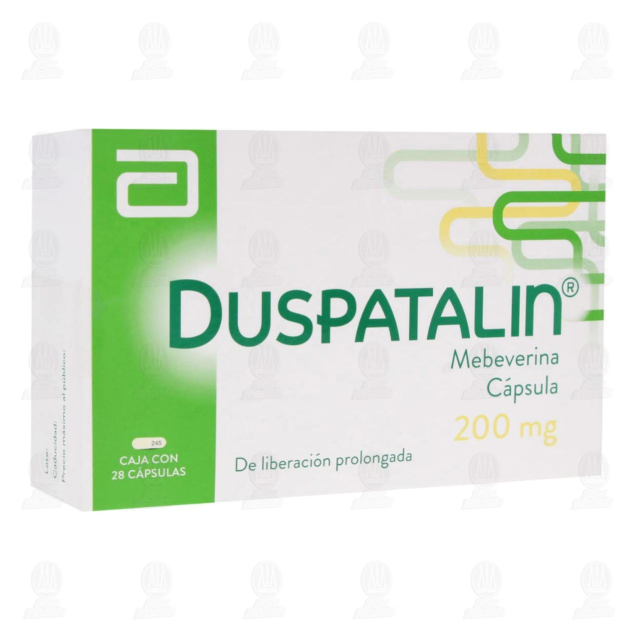 Duspatalin 200 mg, 28 C&aacute;psulas. image number 0