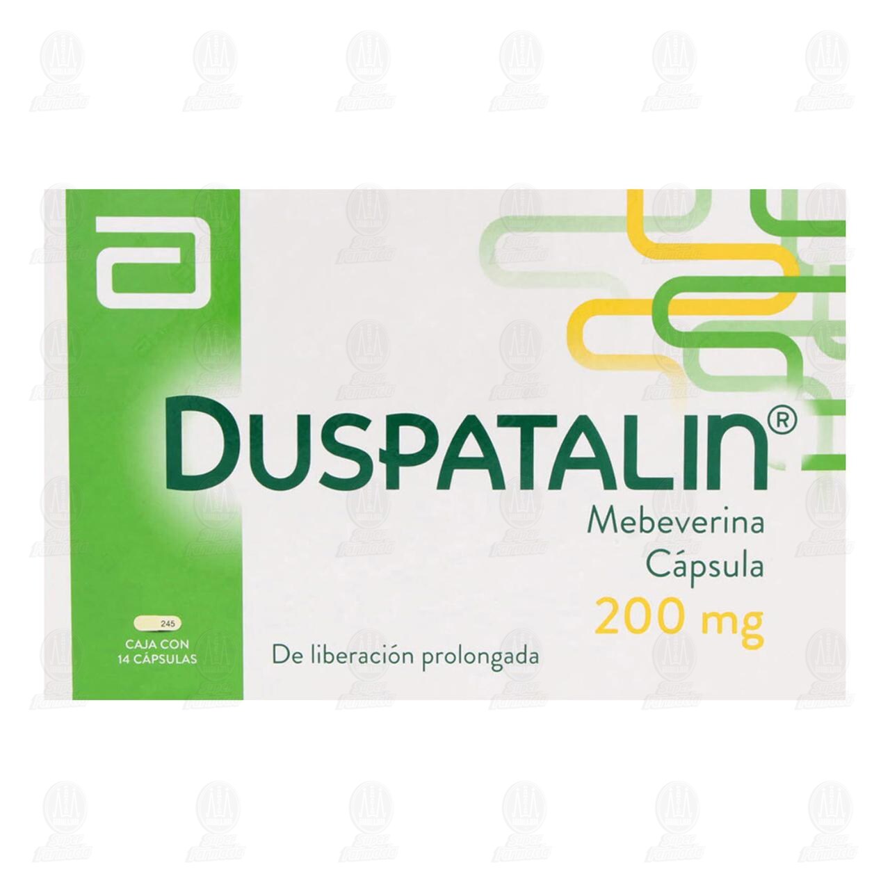 Duspatalin 200 mg, 14 C&aacute;psulas. image number 1