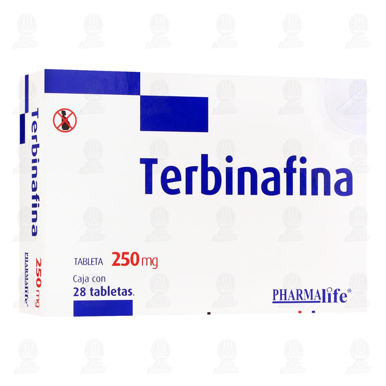 Imagen para Terbinafina 250 miligramos, 28 Tabletas Pharmalife.