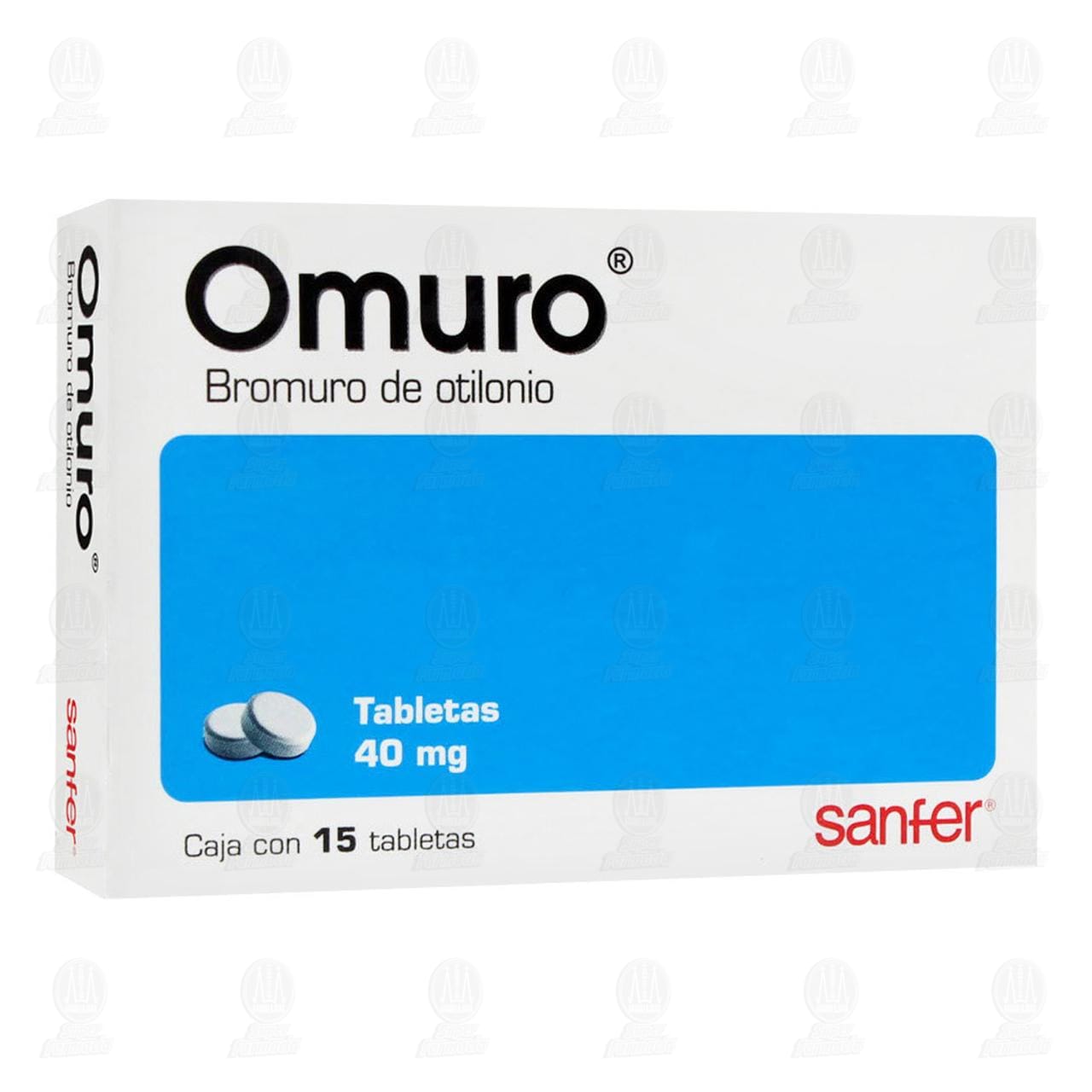 Omuro 40 mg, 15 Tabletas. image number 0