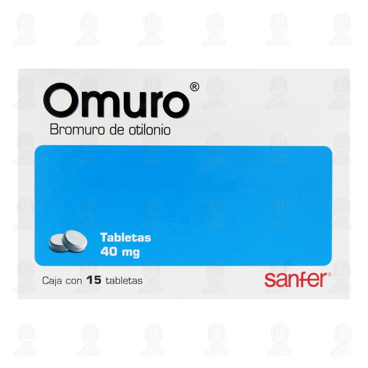 Omuro 40 mg, 15 Tabletas. image number 1