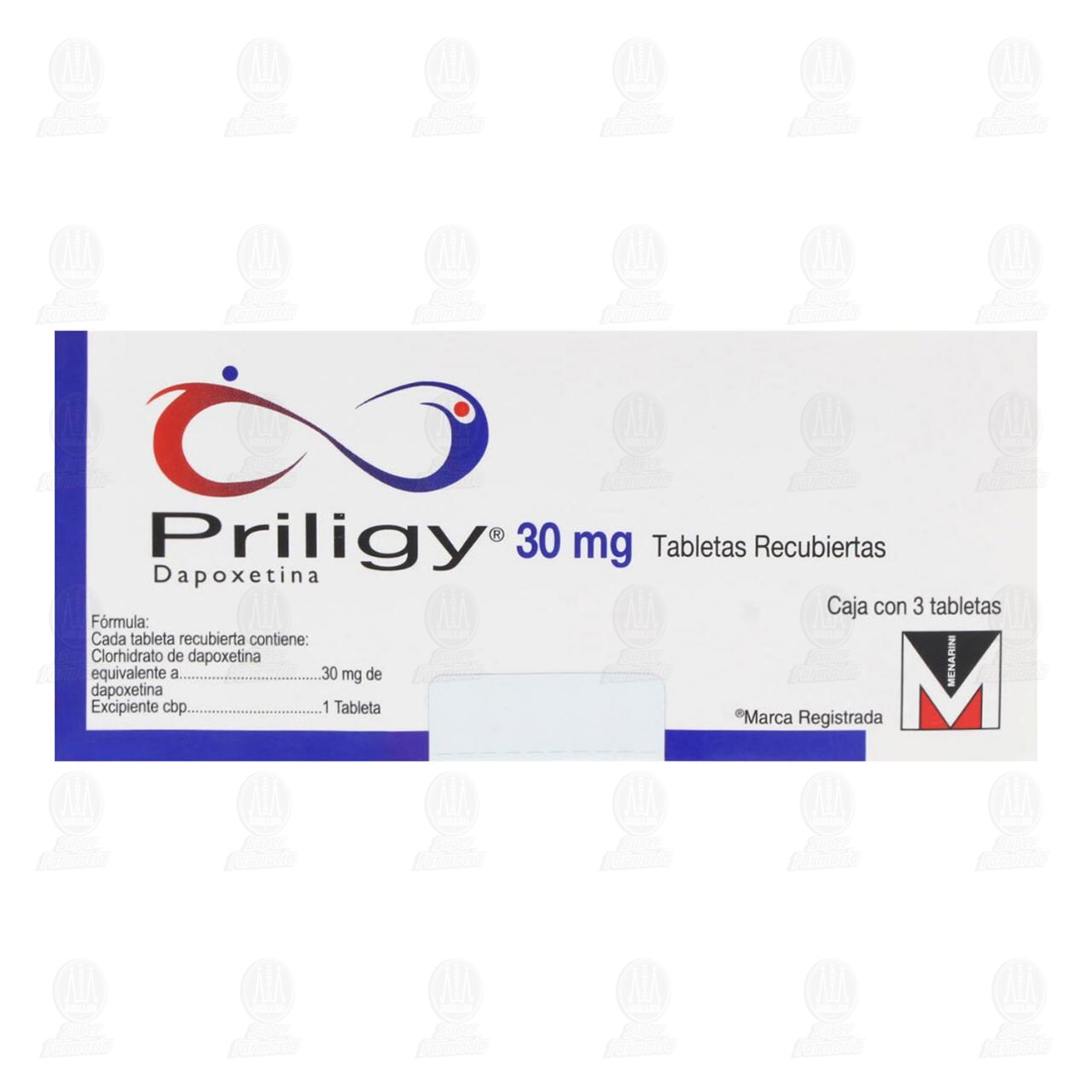 Priligy 30 mg, 3 Tabletas. image number 1