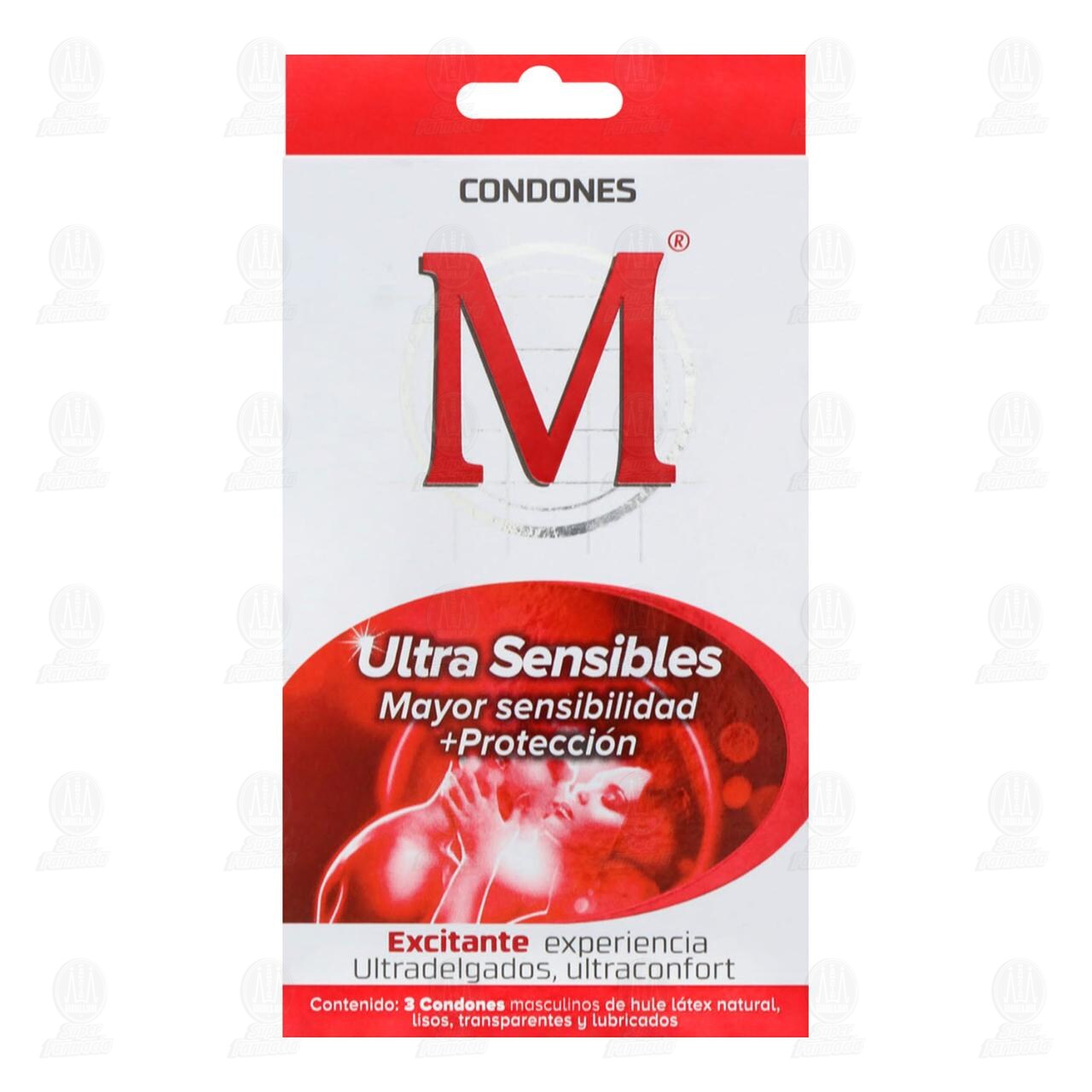 M Ultra Sensibles Preservativos, 3 pzas. image number 0