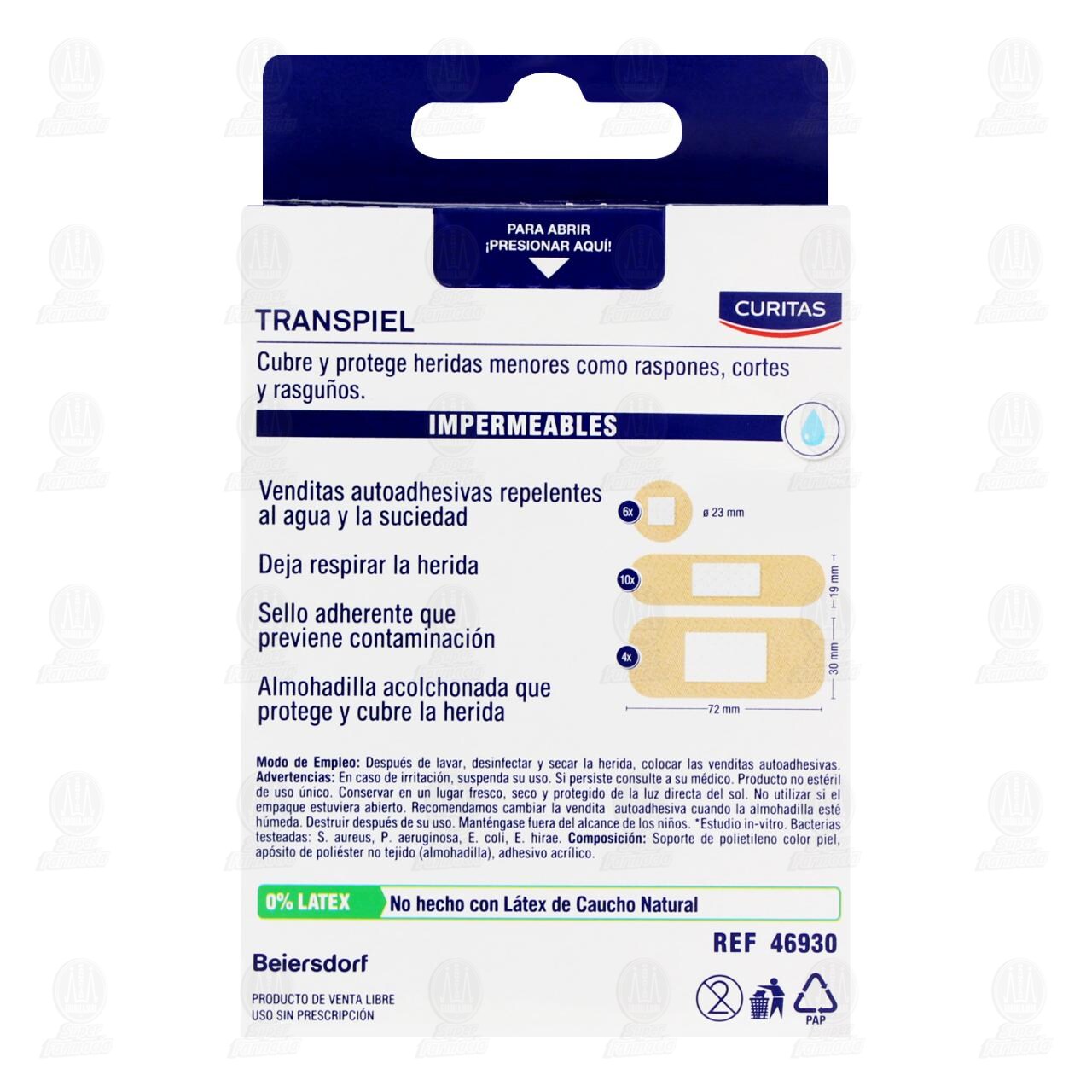 Curitas Transpiel Surtidas, 20 pzas. image number 2