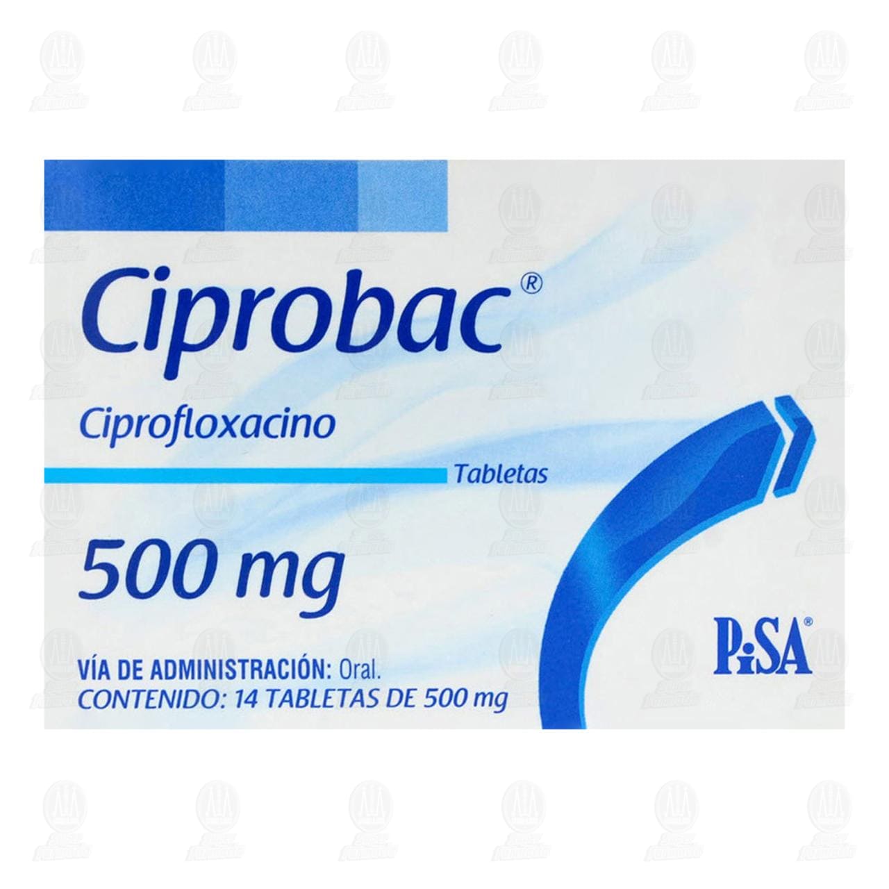 Ciprobac 500 mg, 14 Tabletas. image number 1