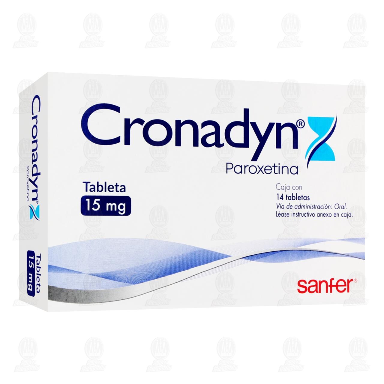 Cronadyn 15 mg, 14 Tabletas. image number 0