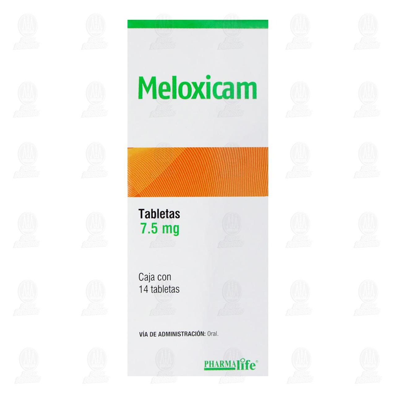 Meloxicam 7.5 mg, 14 Tabletas Pharmalife. image number 1