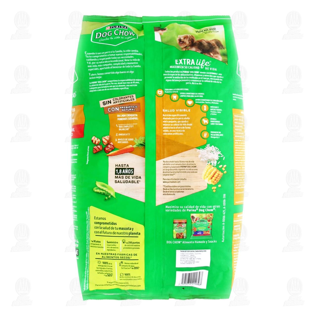 Purina Dog Chow Adultos Minis y Peque&ntilde;os con Extralife, 4 kg. image number 1