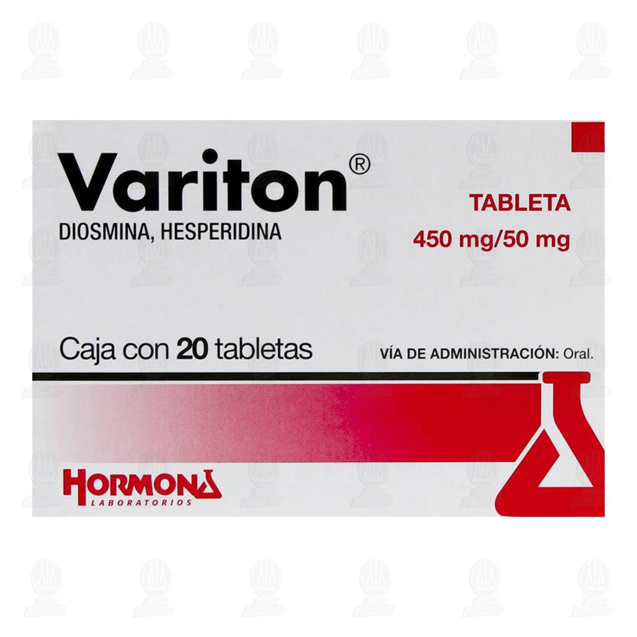 Variton 450mg/50mg, 20 Tabletas. image number 2