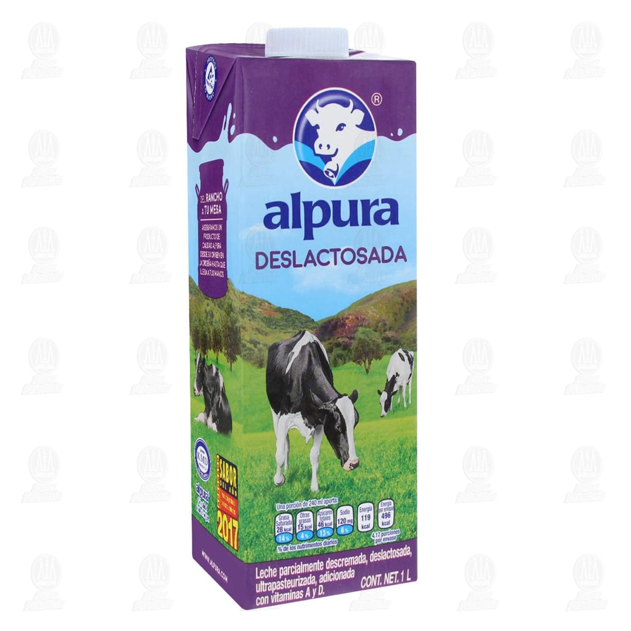 Leche Deslactosada Alpura Ultrapasteurizada, 1 l.