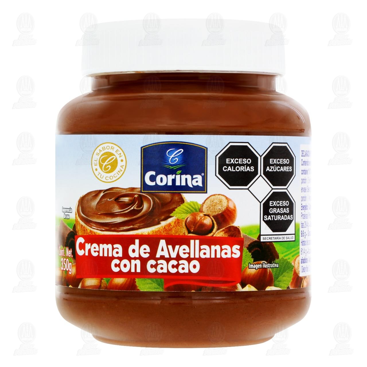 Crema de Avellanas Corina con Cacao, 350 gr. image number 1