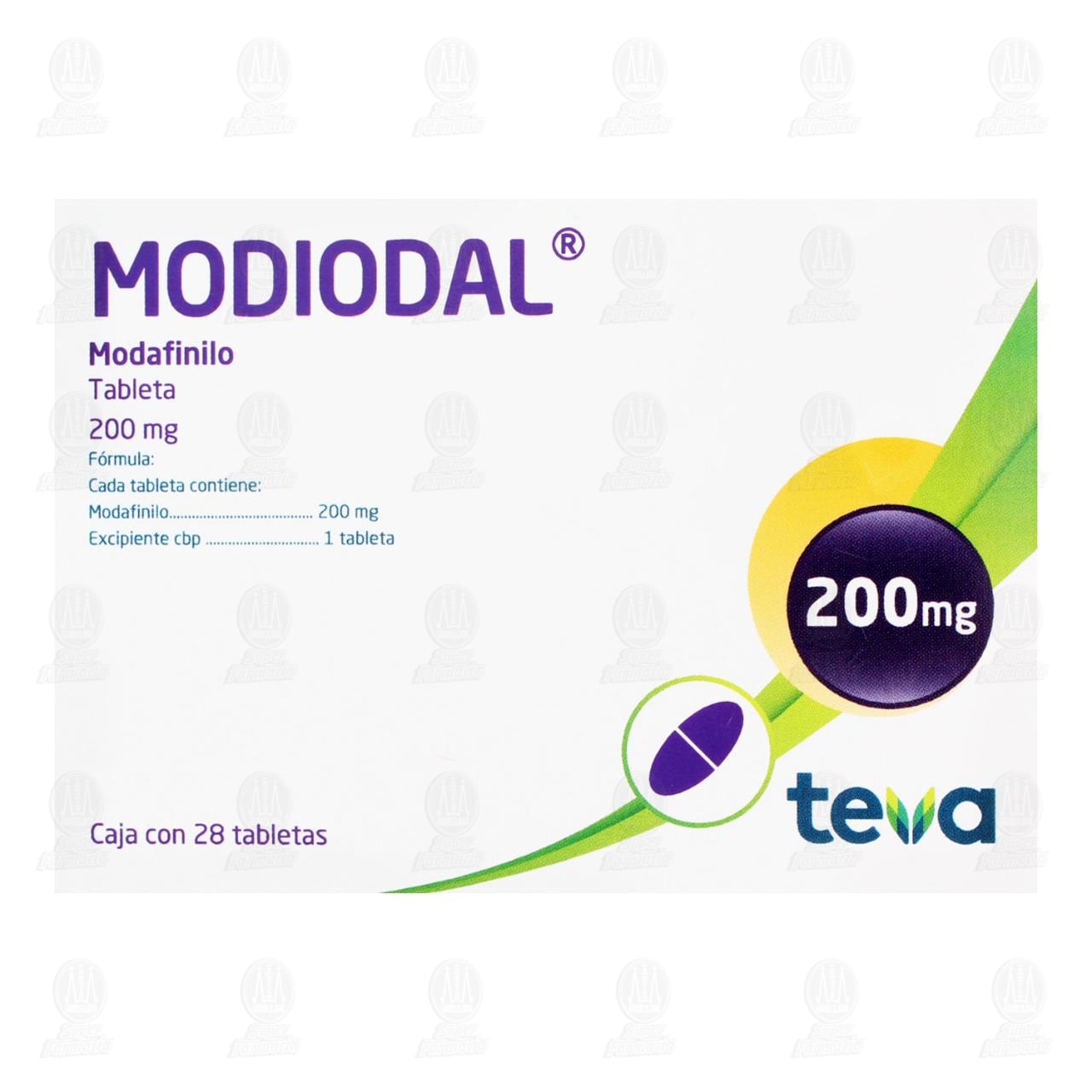 Modiodal 200 mg, 28 tabletas. image number 2