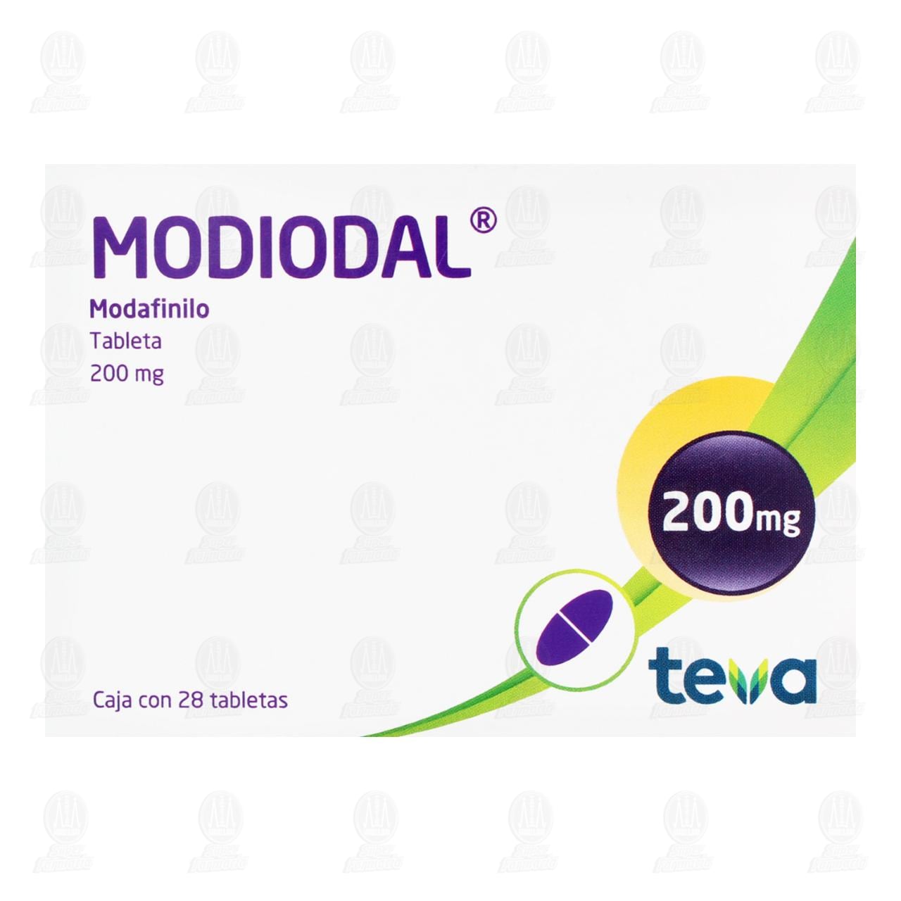 Modiodal 200 mg, 28 tabletas. image number 1