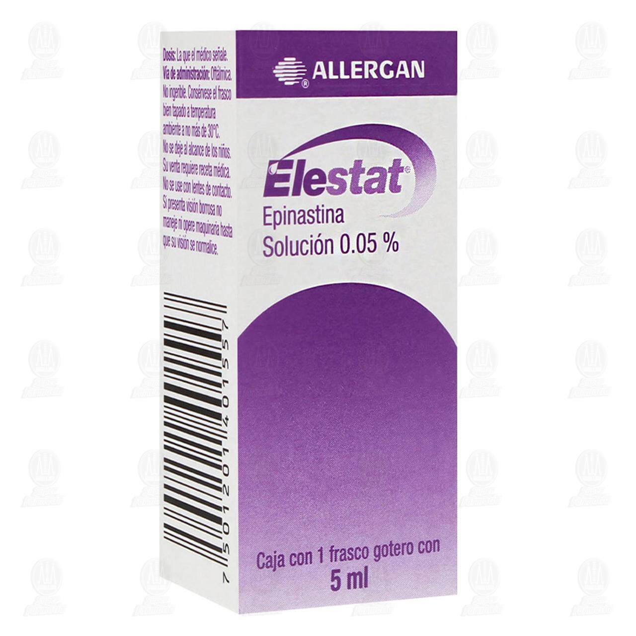 Elestat 0.05%, 5 ml Soluci&oacute;n Oft&aacute;lmica. image number 0