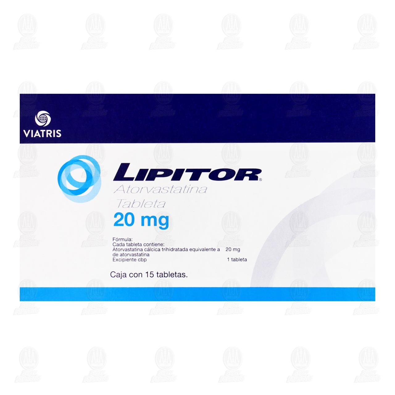 Lipitor 20 mg, 15 Tabletas. image number 2
