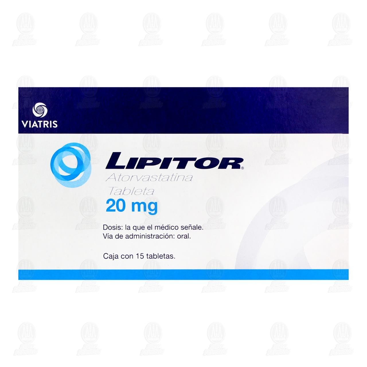 Lipitor 20 mg, 15 Tabletas. image number 1