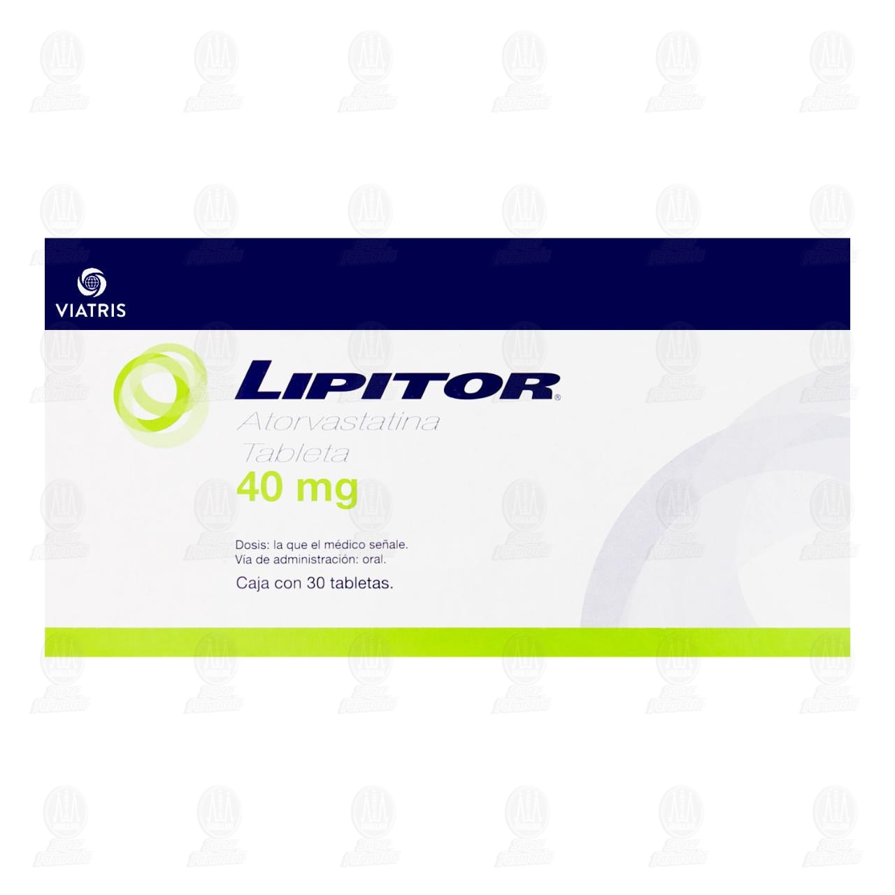 Lipitor 40 mg, 30 Tabletas. image number 1