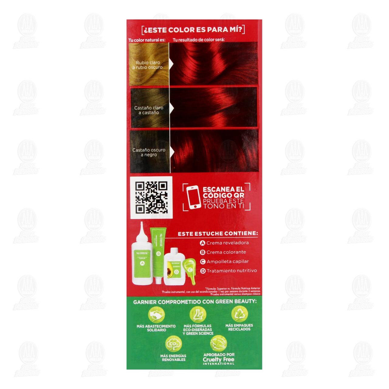 Tinte Garnier Nutrisse Color&iacute;ssimos Color Manzana (6660), 1 pz. image number 2