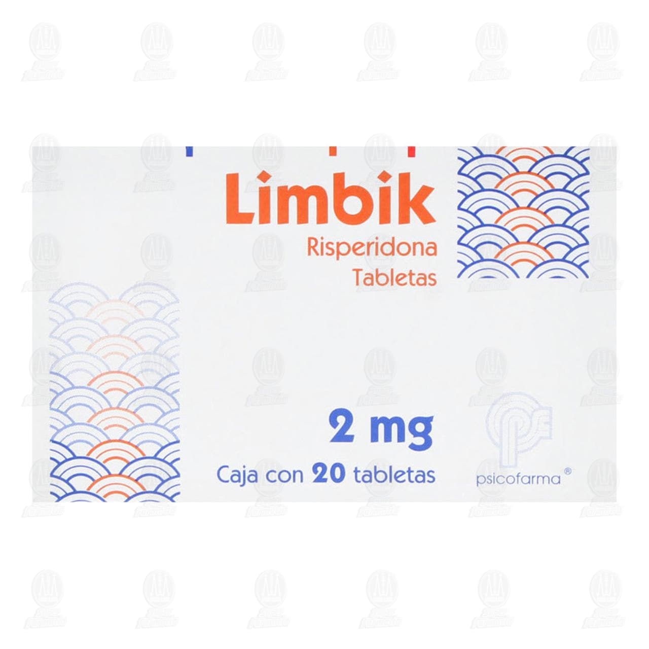 Limbik 2 mg, 20 Tabletas. image number 1