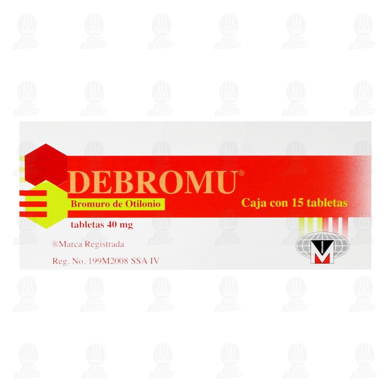 Debromu 40 mg, 15 Tabletas. image number 1