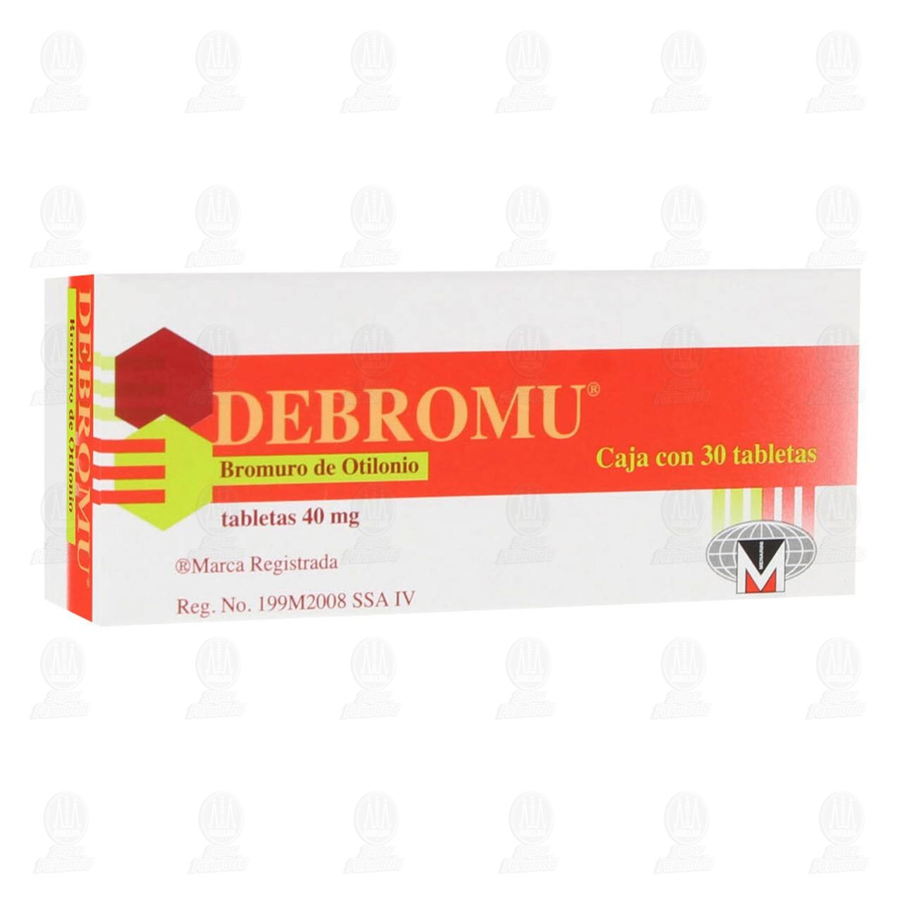 Debromu 40 mg, 30 Tabletas. image number 0
