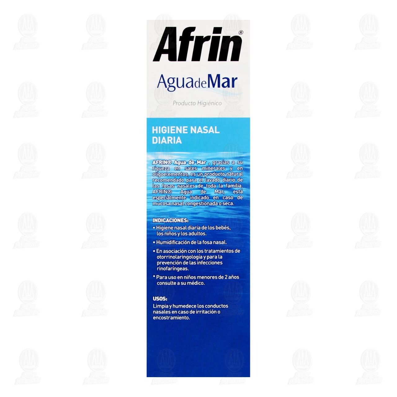 Afrin Agua de Mar Higiene Nasal Diaria, 100 ml. image number 2