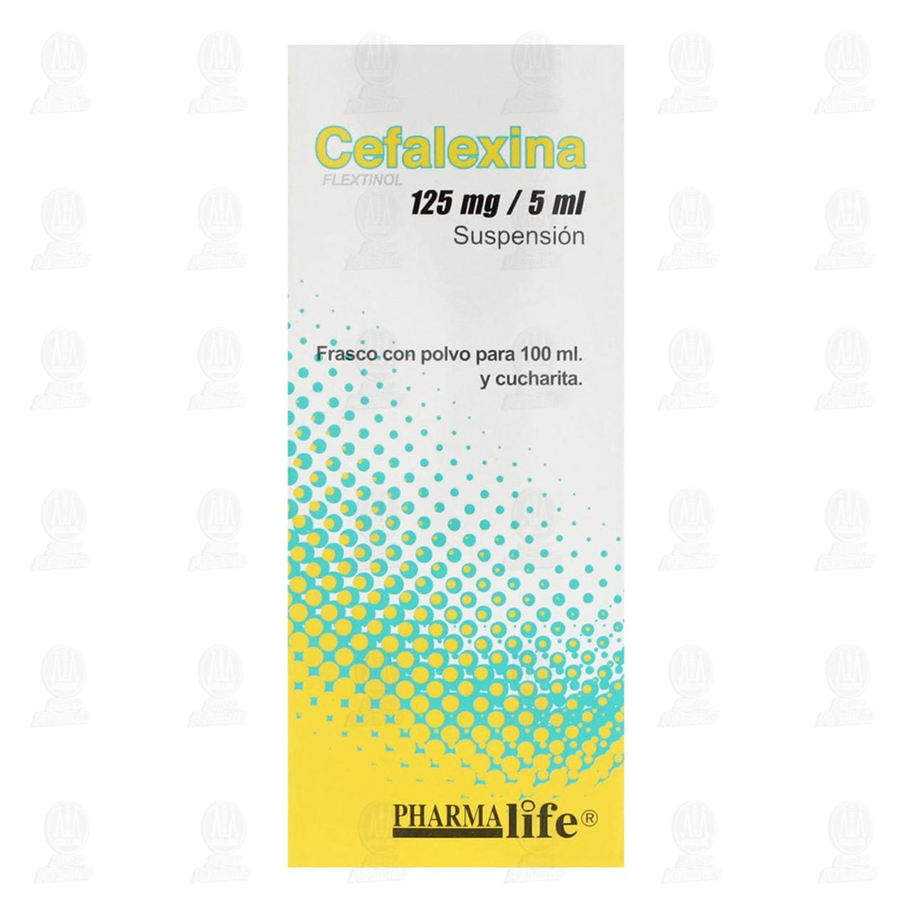 Cefalexina 125mg/5ml Suspensi&oacute;n, 100 ml Pharmalife. image number 1