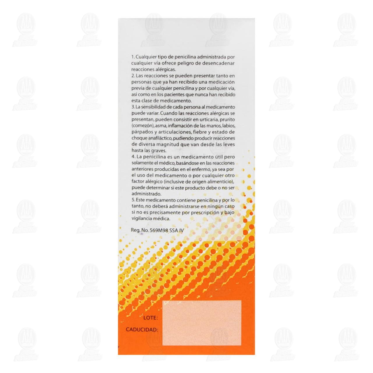 Cefalexina 250mg/5ml Suspensi&oacute;n, 100 ml Pharmalife. image number 2