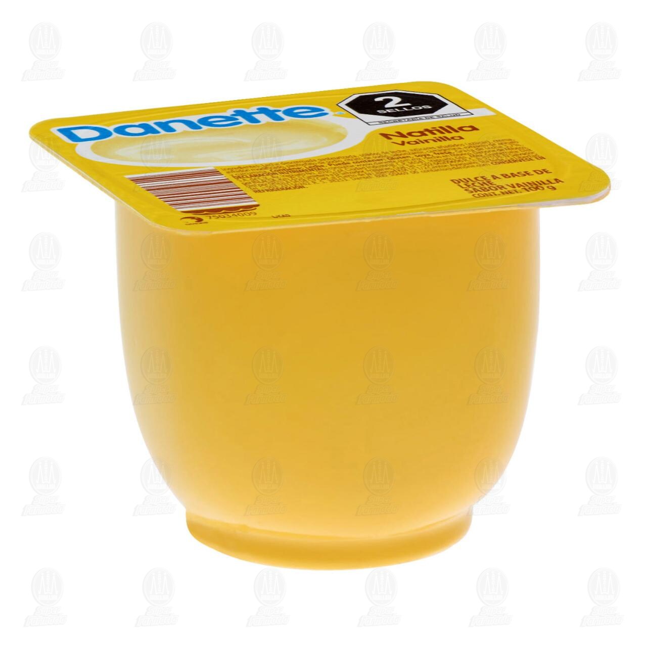 Natilla Danette Sabor Vainilla, 100 gr. image number 0