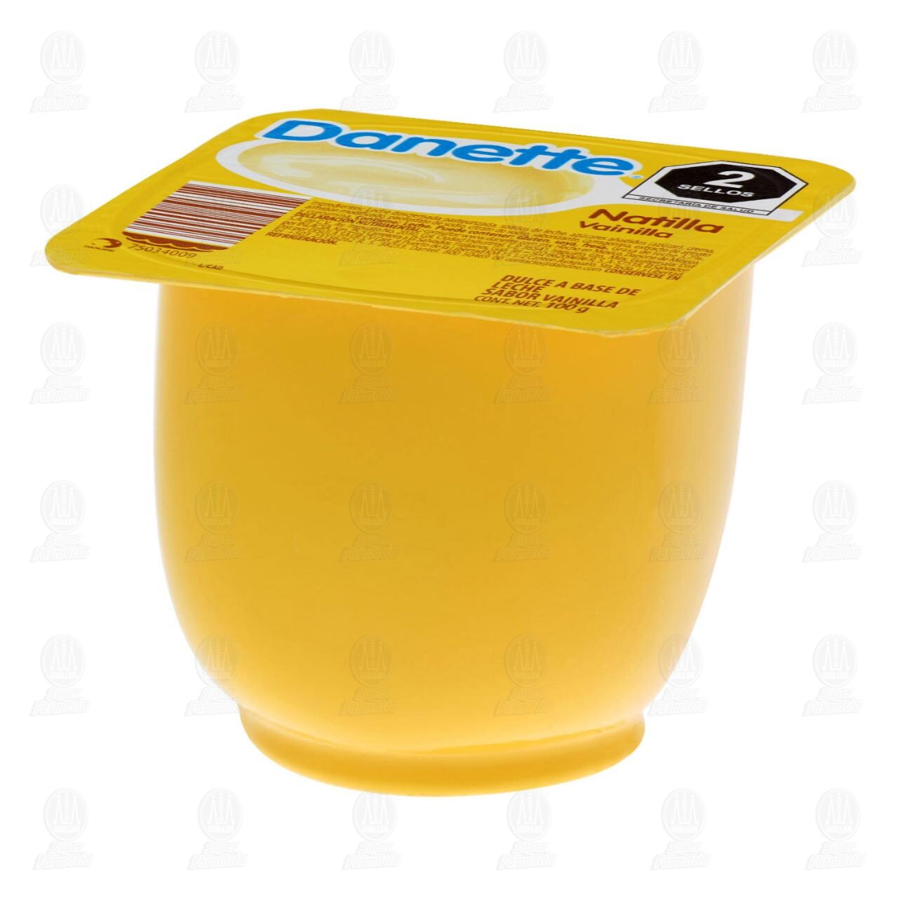 Natilla Danette Sabor Vainilla, 100 gr. image number 1