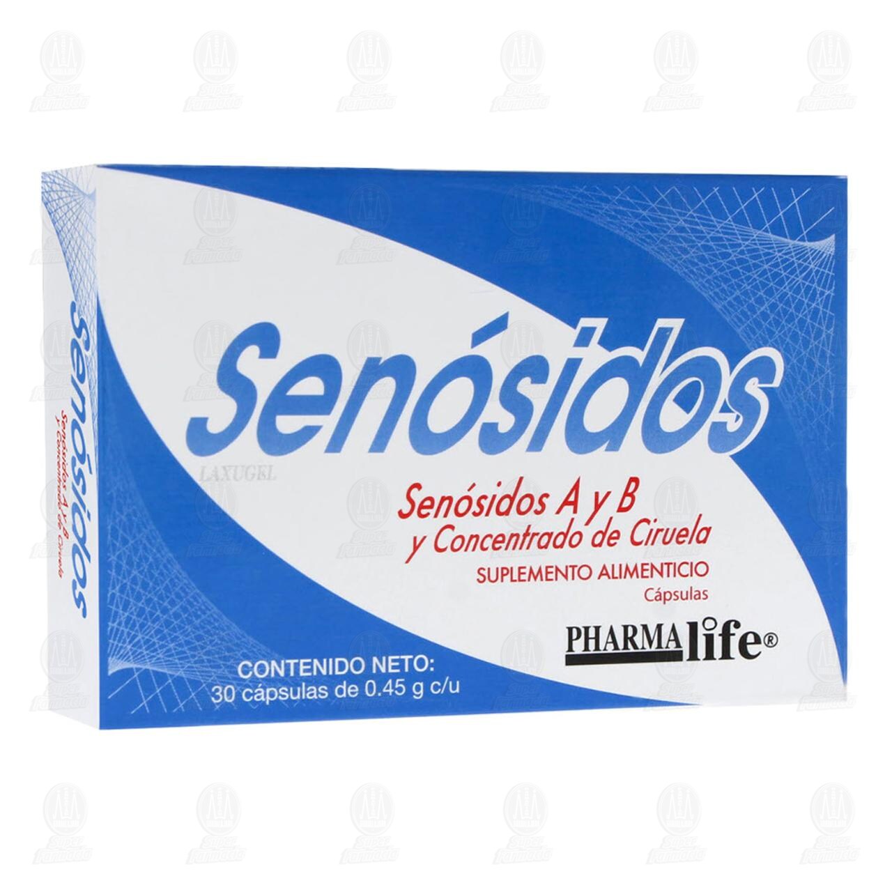 Sen&oacute;sidos A y B 0.45 gr, 30 C&aacute;psulas Pharmalife. image number 0