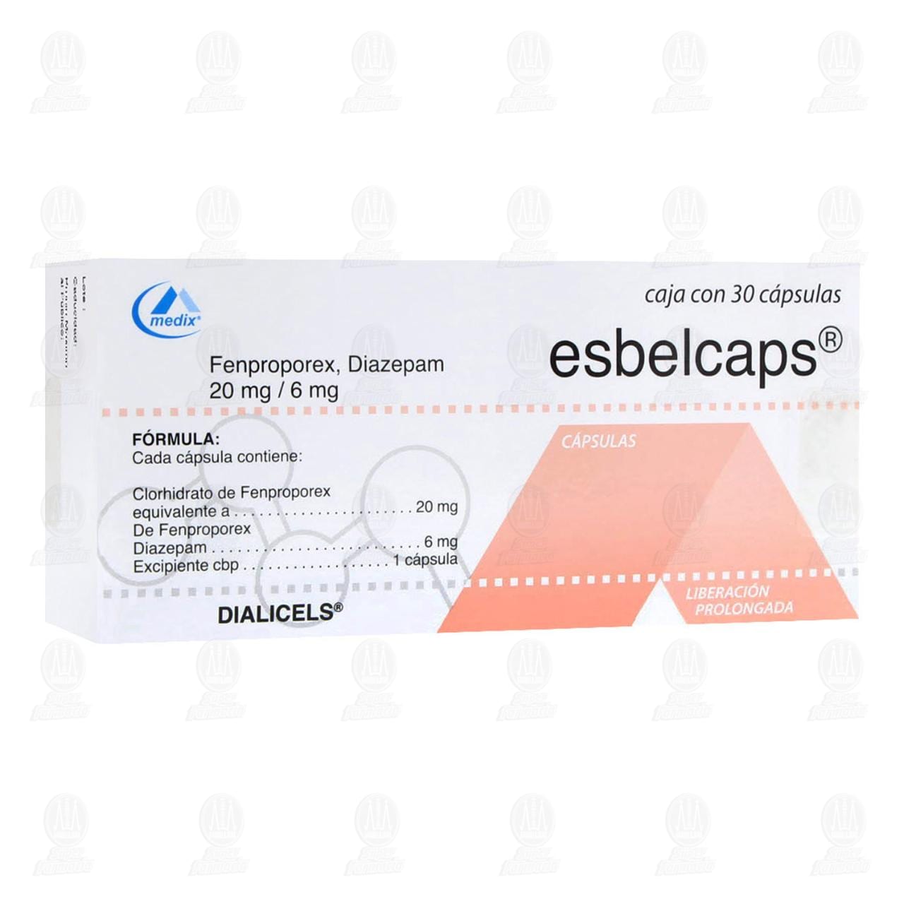 Imagen para Esbelcaps 20mg/6mg, 30 Cápsulas.