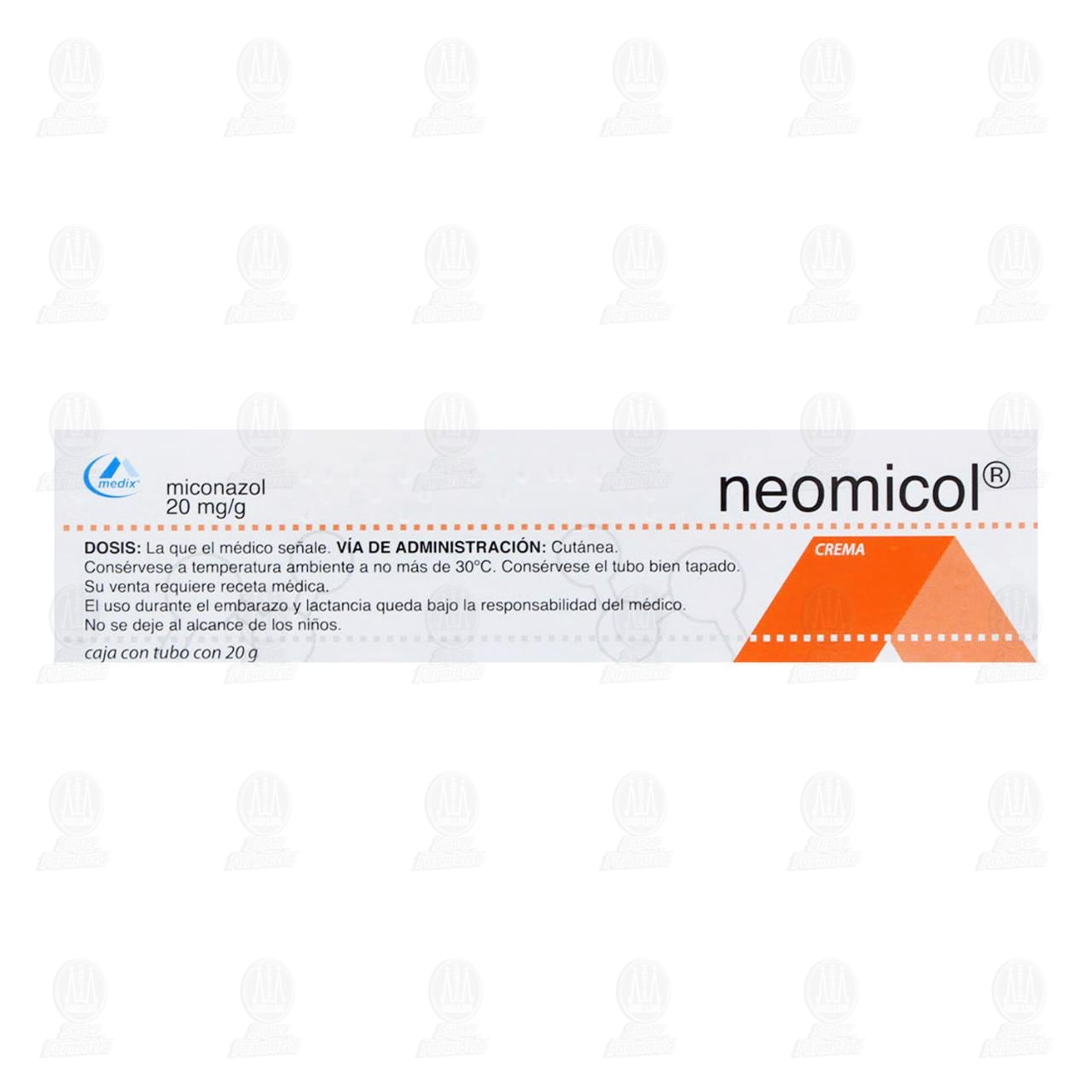 Neomicol Crema Nitrato de Miconazol, 20 gr. image number 2