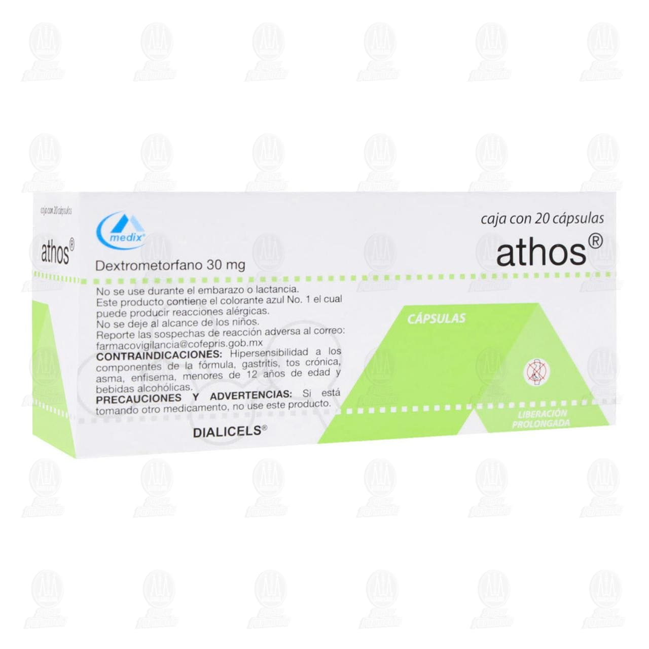 Athos 30 mg, 20 C&aacute;psulas.