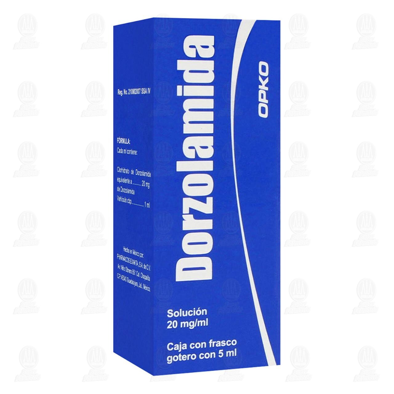 Dorzolamida 20mg/ml 5ml, Soluci&oacute;n Oft&aacute;lmica. image number 0