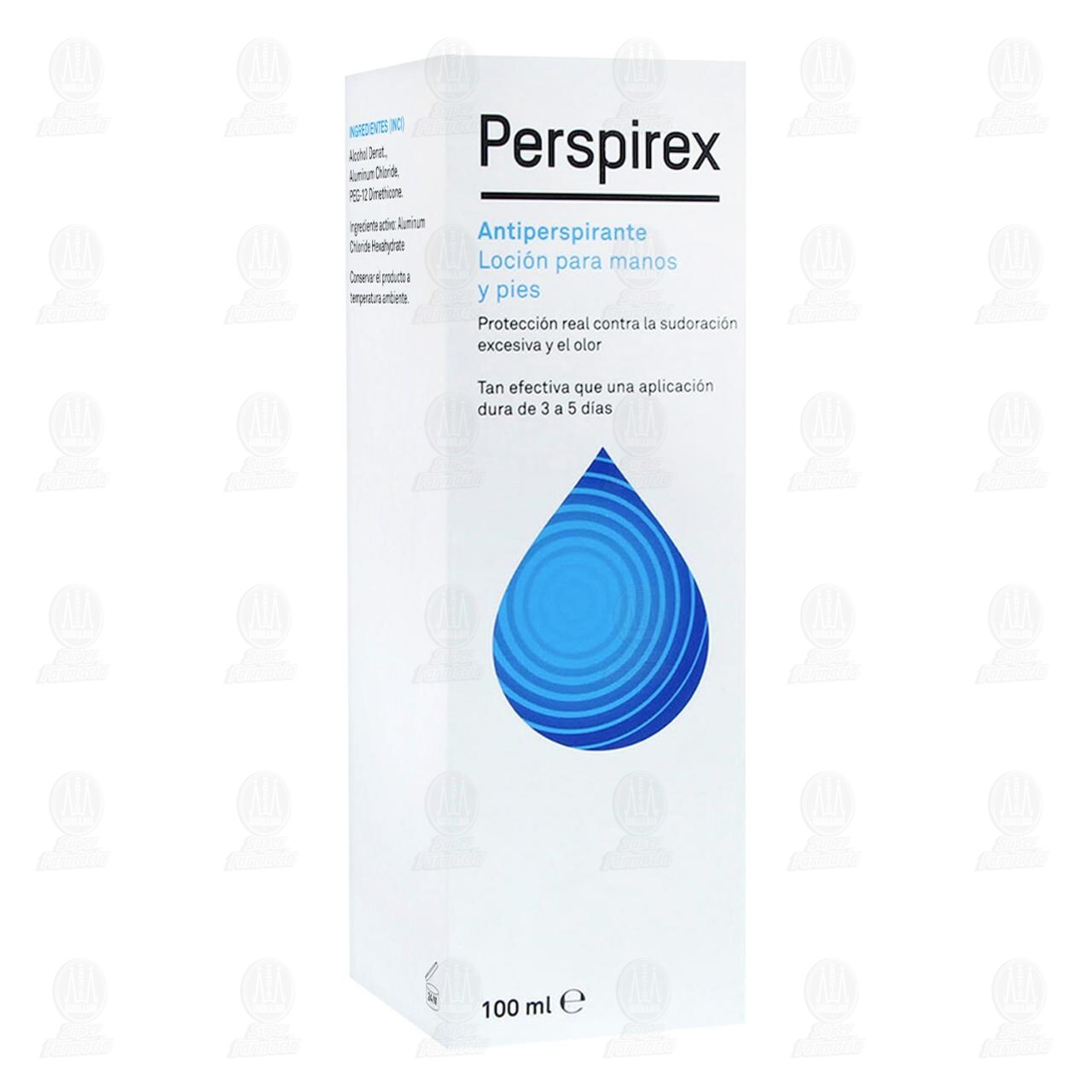 Loci&oacute;n Antiperspirante Perspirex, 100 ml. image number 0