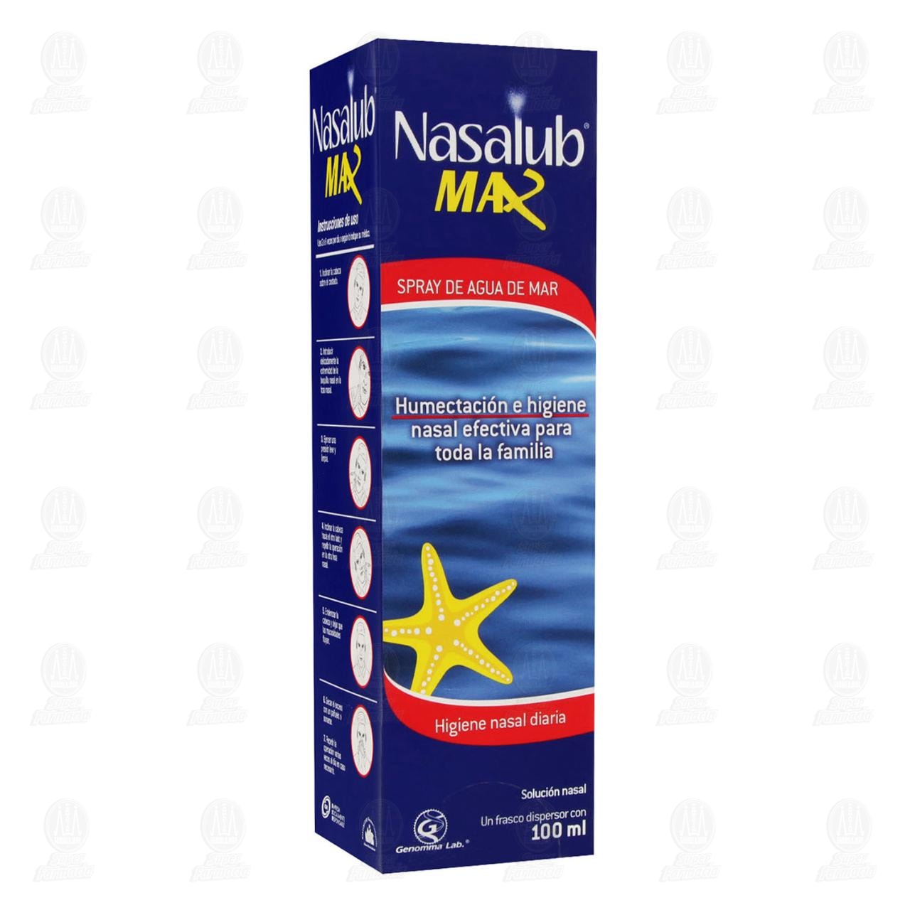Imagen para Nasalub Max Solución Nasal Spray, 100 ml.