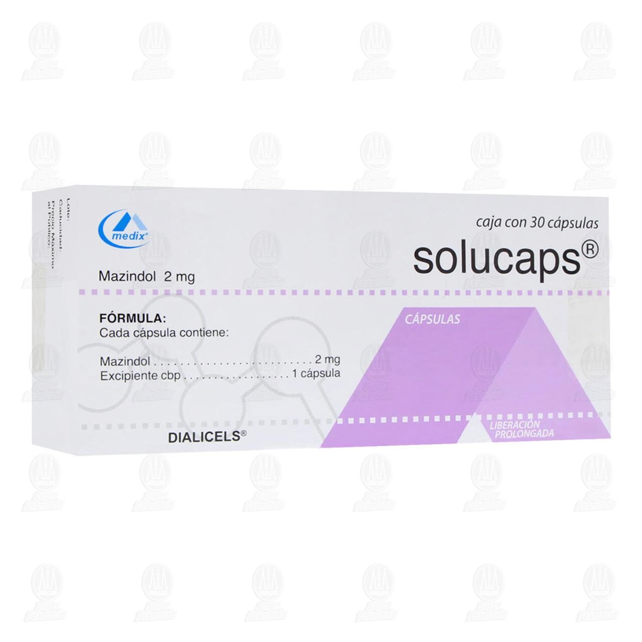 Solucaps 2 mg, 30 C&aacute;psulas.