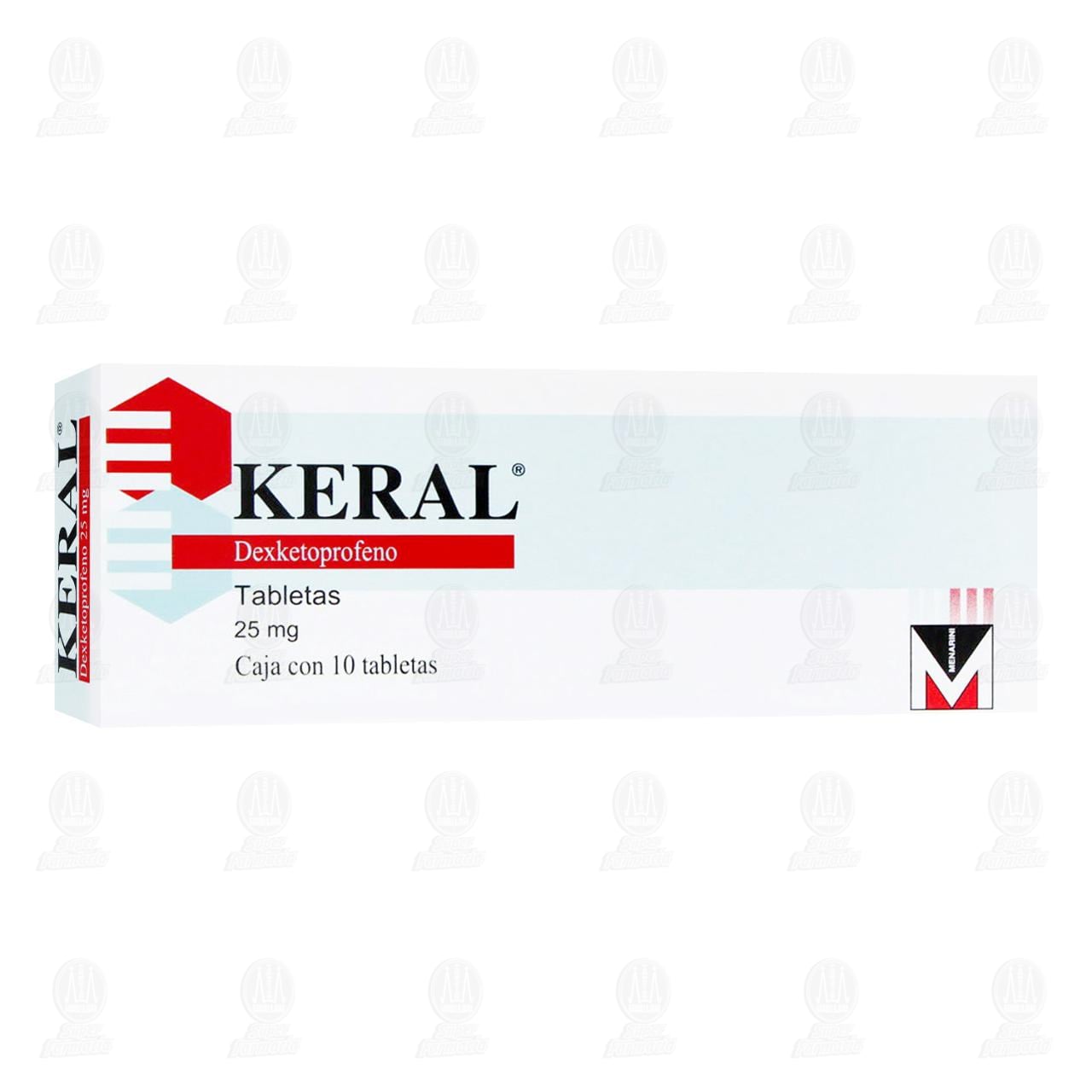 Keral 25 mg, 10 Tabletas. image number 0