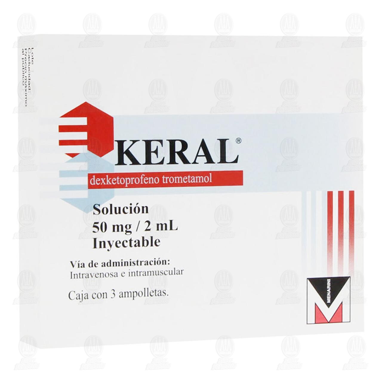 Keral 50mg/2ml Soluci&oacute;n Inyectable 3 Ampolletas, 2 ml c/u. image number 0